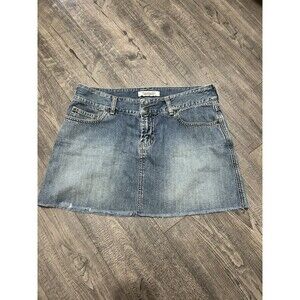 Vintage Y2k Sz 8 Abercrombie Fitch Vintage Jean Skirt Womens Denim Made in Usa
